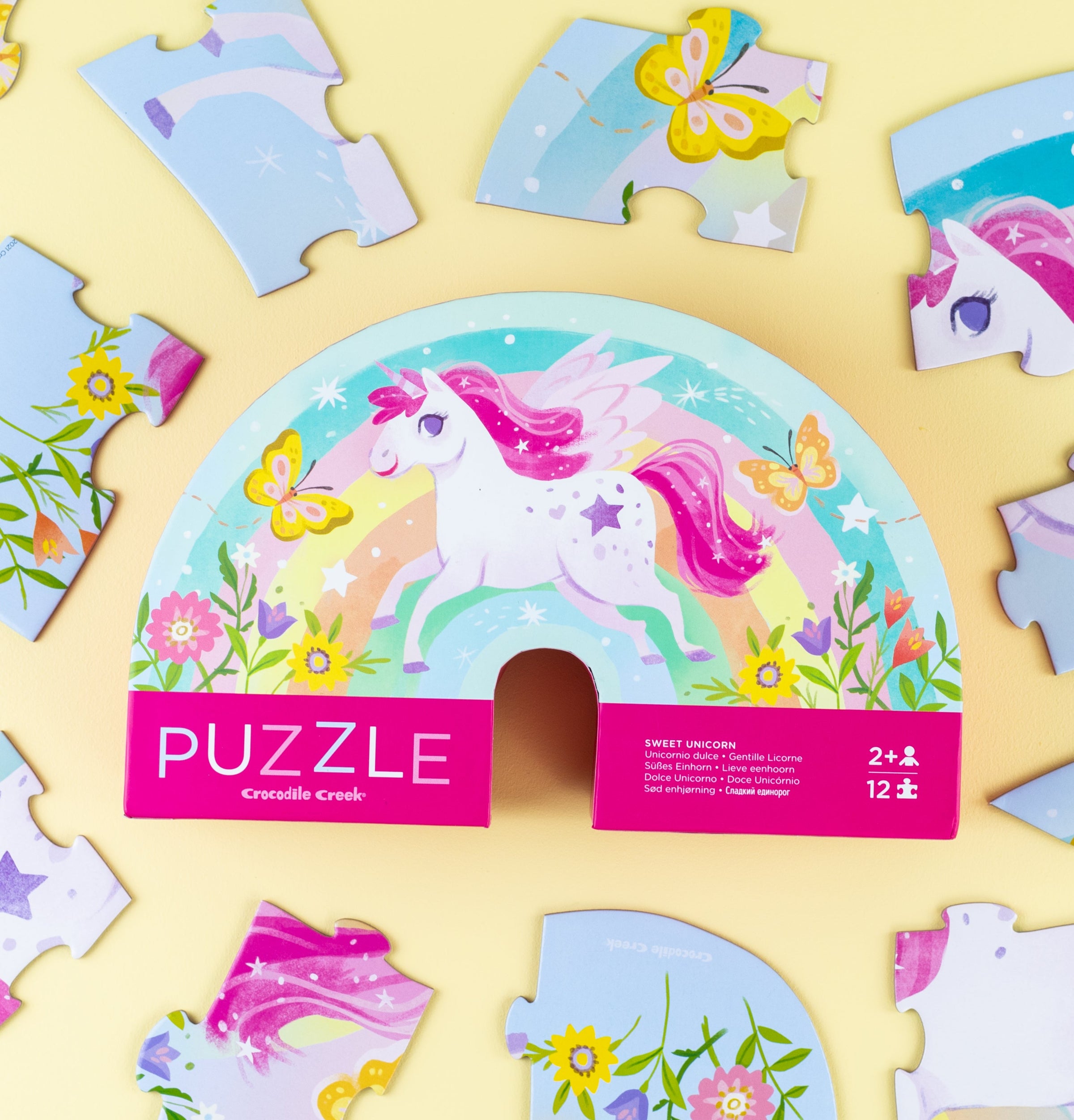 Unicorn crocodile creek puzzle | Stockists at Zebra Finch Newcastle West