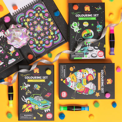 Tiger Tribe activity colouring set - available at Zebra Finch Kotara - Westfield Kotara Shopping Centre | Home and Giftware Shop Located in Newcastle, NSW