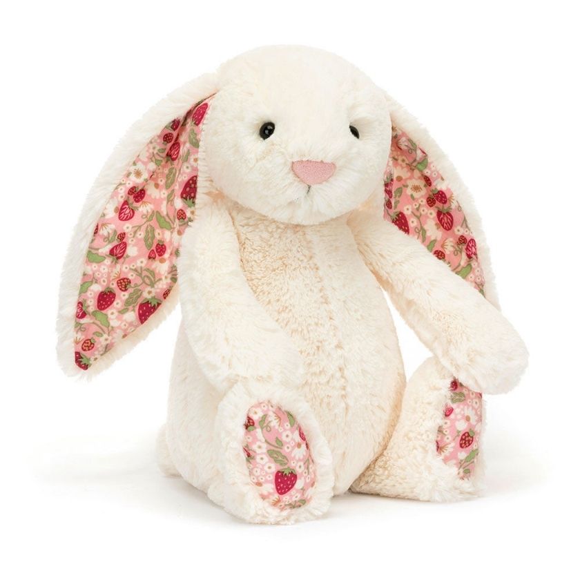 【新品】 Blossom Cream Bunny M うさぎ Jellycat Blossom Cream Bunny 'Berry' Little | Zebra Finch Style