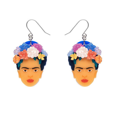 My Own Muse Drop Earrings by Erstwilder from their 2024 Frida Kahlo collection