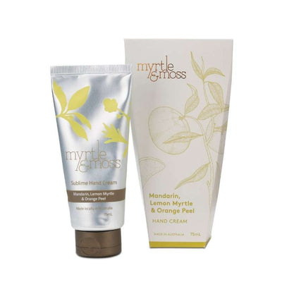Citrus hand cream by Myrtle and Moss