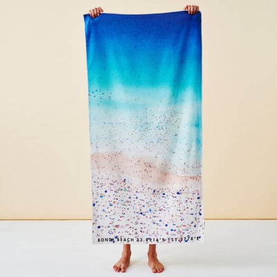 Bondi layers Destination Label sand free beach towel