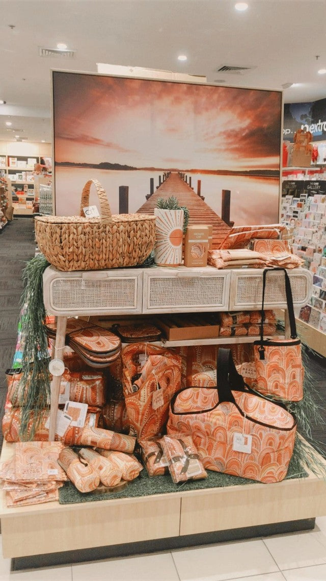 instore display of sand hills collection