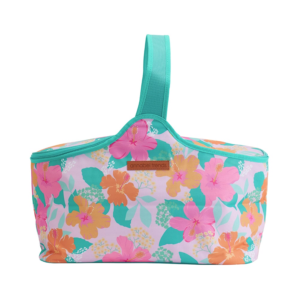 Picnic Cooler Bag Hibiscus by Annabel Trends