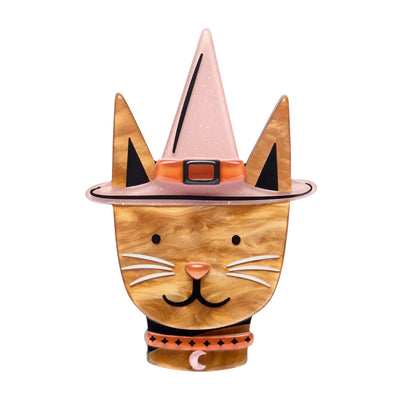 Bewitched Kitty Brooch by Erstwilder from their 2025 Haunted at Heart collection | Erstwilder stockist in Newcastle, NSW at Zebra Finch Style