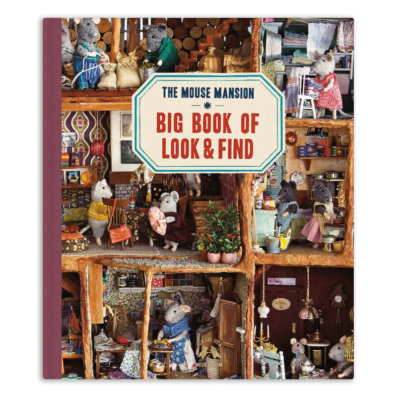 Sam and Julia Mouse Mansion Book Big Book of Look and Find | Stockist at Zebra Finch Style in Newcastle, NSW