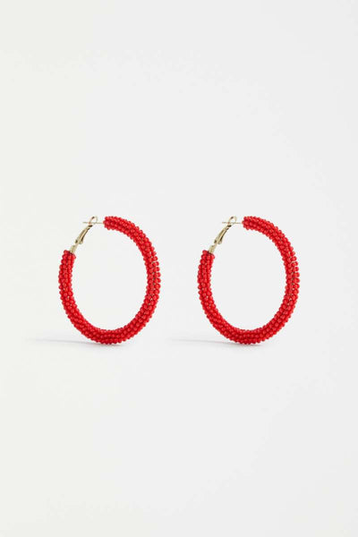 Elk the Label Beadedhoop earrings - Jato Hoop