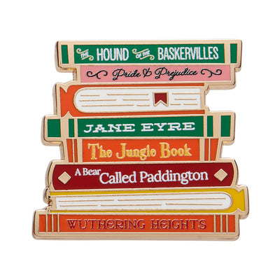 Literary Gems Enamel Pin by Erstwilder from their 2024 London Calling collection