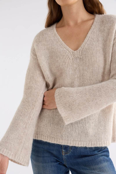 Elk the Label Anken Sweater in Ecru