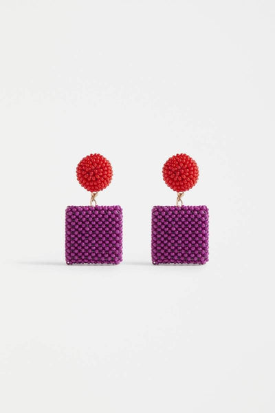 Elk the Label Gara Earring in Mulberry from their 2024 September drop 