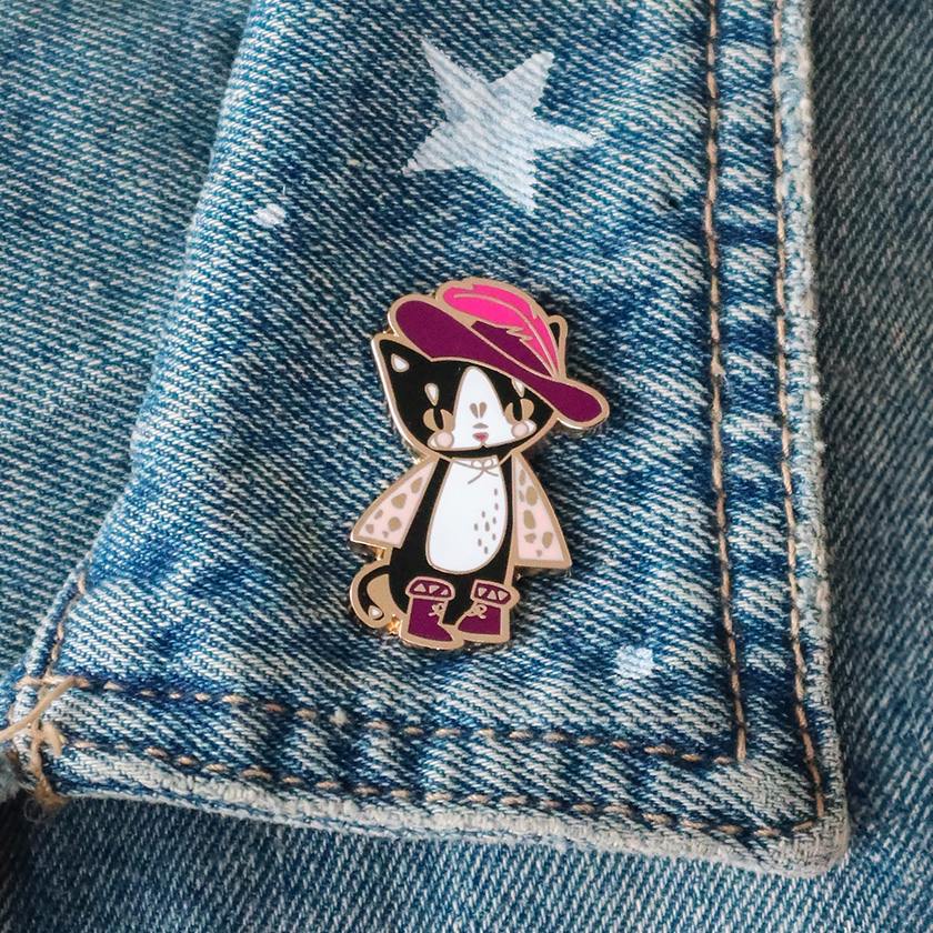 Erstwilder x Pete Cromer Fairytale Collection - Bet Your Boots Enamel Pin