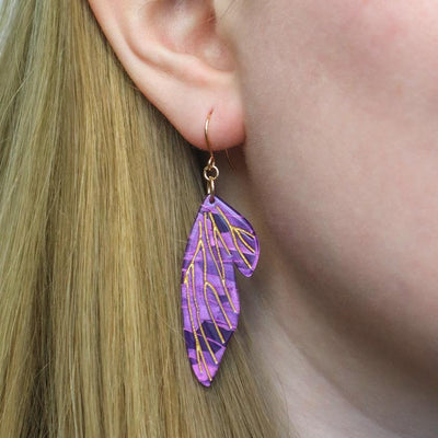 Erstwilder x Pete Cromer Fairytale Collection - Fairy Wings Drop Purple