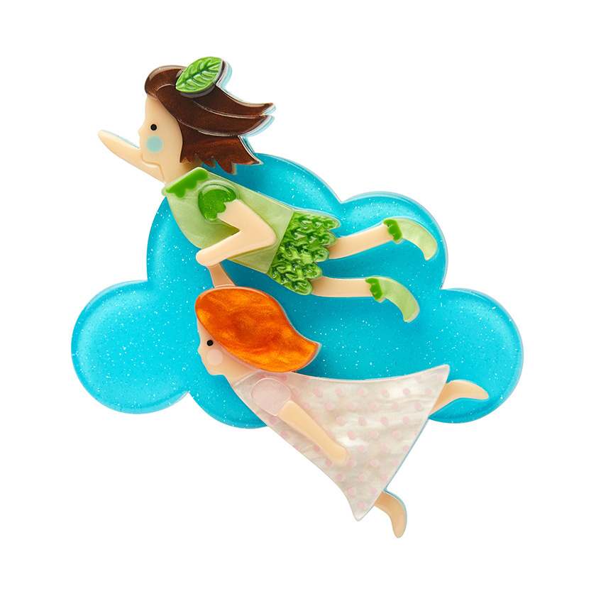 Erstwilder x Pete Cromer Fairytale brooch collection - Never Grow Up Brooch