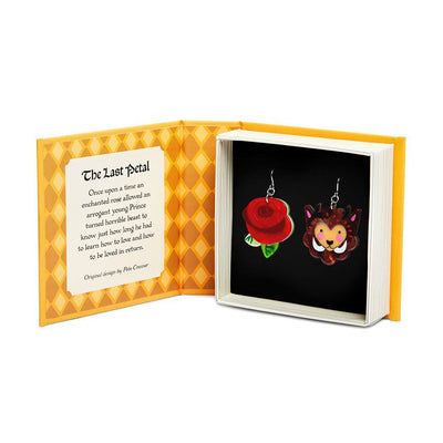 Erstwider x Pete Cromer "Fairytale" collection - The Last Petal Drop Earrings in box