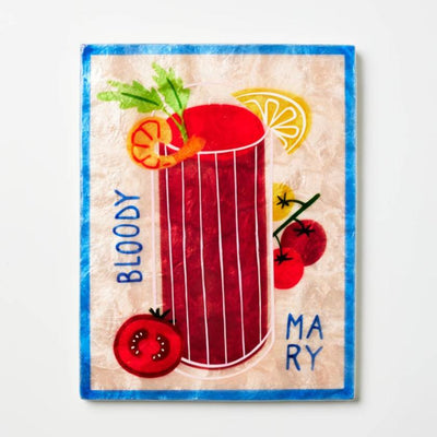 Jones and Co Wall Art Happy Hour Tile Bloody Mary | Stockist at Zebra FIinch in Newcastle, NSW