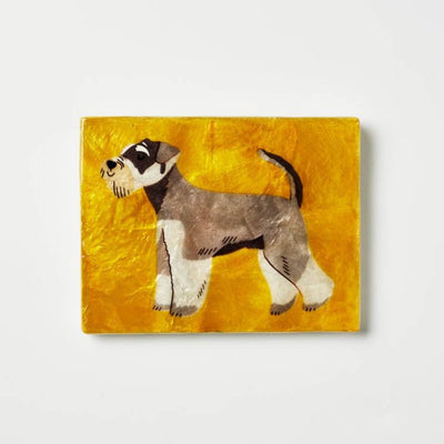 Schnauzer wall tile by Jones and Co | Stockist at Zebra Finch Style in Newcastle, NSW