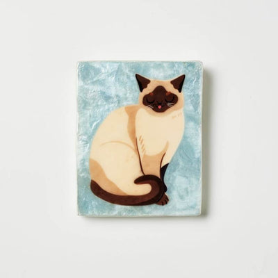 Jones and Co Siamese cat wall tile | Stockist at Zebra Finch in Newcastl, NSW