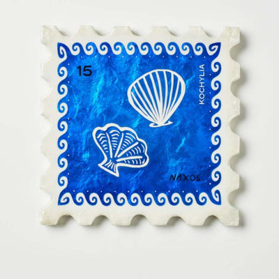 Jones and Co Sunroom Shell Stamp Wall Art