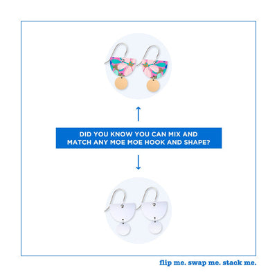 Moe Moe Petals Chalise Drop Earrings - artwork by Kelsie Rose