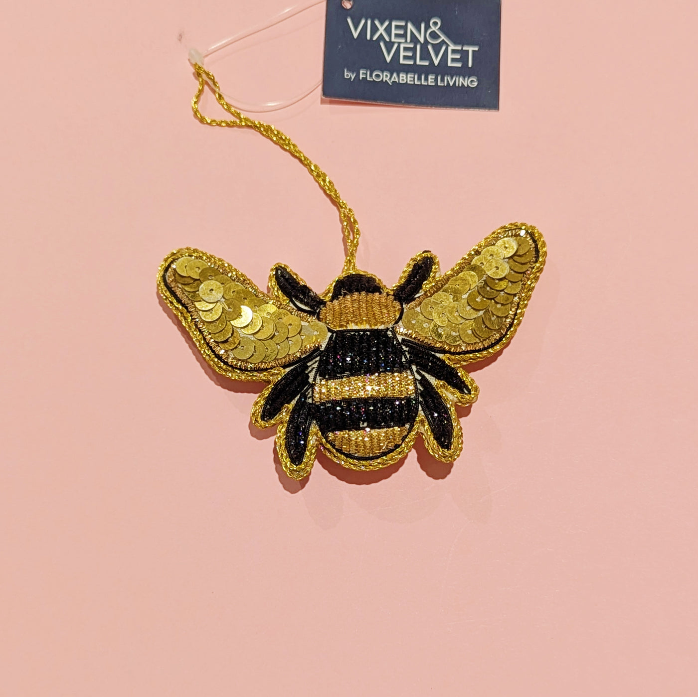 Sequin Bee Decoration