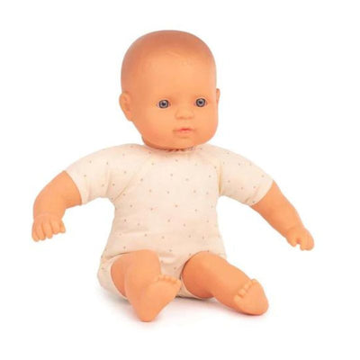 Soft body miniland 32cm doll Caucasian