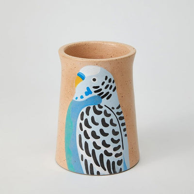 Aerial Budgie Vase by Jones and Co