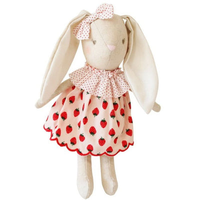 Aubrey Baby Bunny with strawberry dress by Alimrose