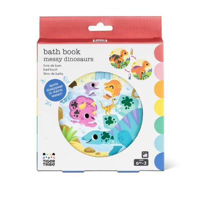 Bath Book Messy Dinosaurs by Tiger Tribe