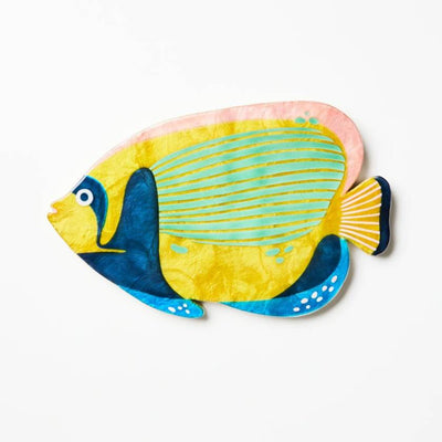 Colorful fish-shaped wall art on a white background by Jones and Co, Stockist at Zebra Finch in Newcastle, NSW