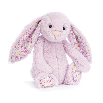 Bashful Blossom Jasmine Bunny by Jellycat in a soft lilac colour