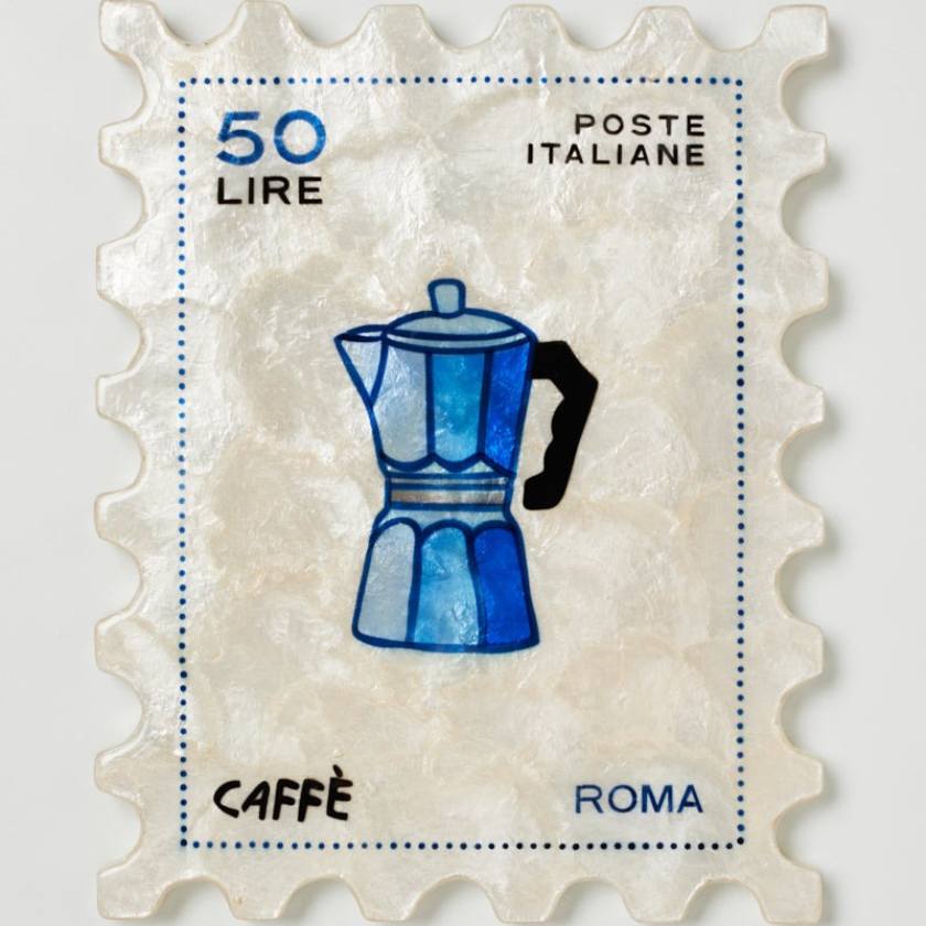 Caffe Stamp Wall Art by Jones and Co