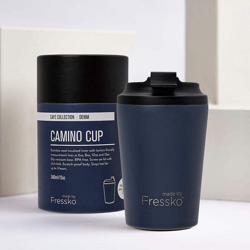 Made By Fressko Reusable Coffee Cups - Denim (2 sizes)