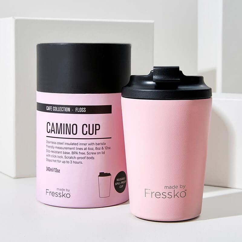 Camino Made by Fressko resuable cup in floss colour - 12oz