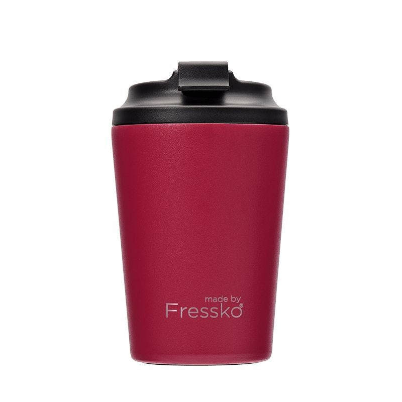 Camino Made by Fressko reusable coffee cup in the colour rouge - 12oz