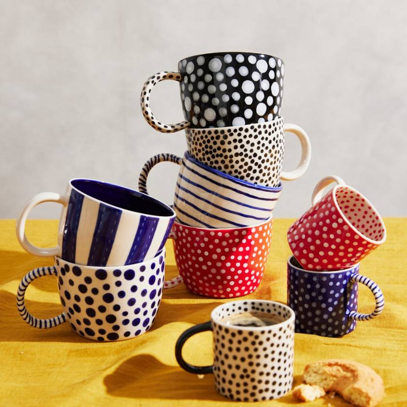 Chino Espresso Cup in Red Spot by Jones and Co | Jones and Co Stockist in Newcastle, NSW