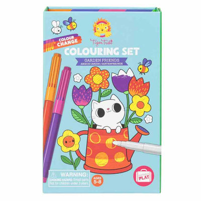 Colour Change Colouring In Set in Garden Friends design by Tiger Tribe