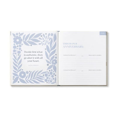 The Story Of Us Anniversary Keepsake Fill In Book by Compendium