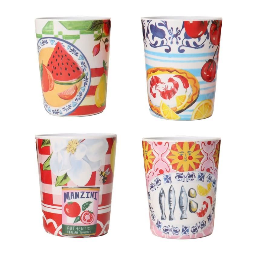 Cup Set Italian Summer by La La Land