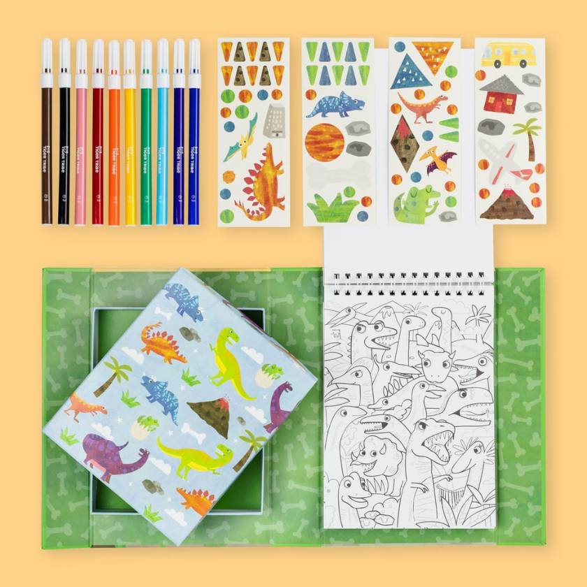 Dinosaur Colouring Set by Tiger Tribe