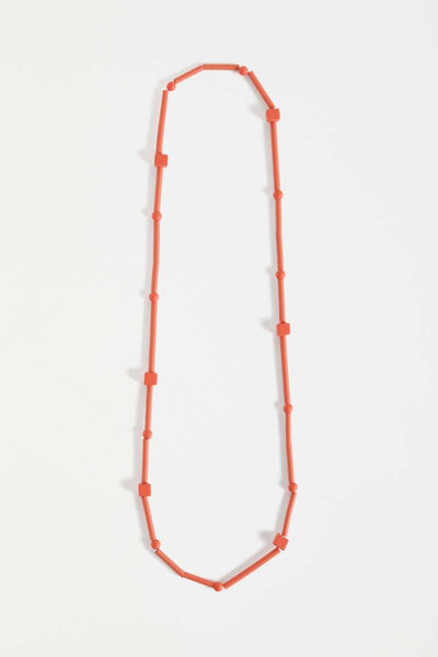 Dorn Necklace in Fire Orange by Elk the Label