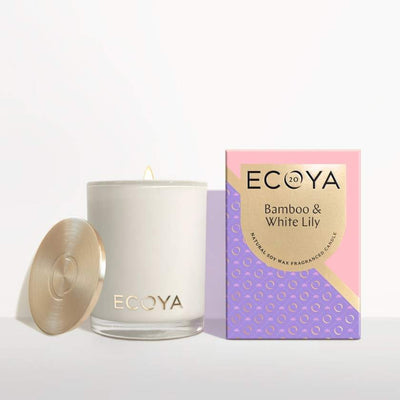 Ecoya Bamboo White Lily Candles