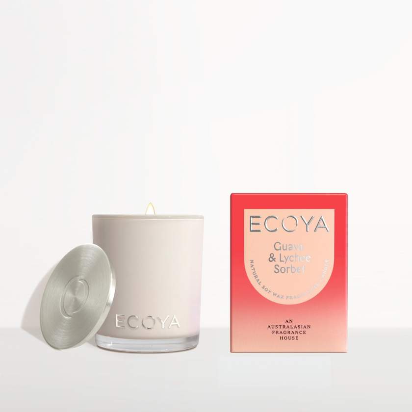 Ecoya Guava and Lychee Candle in mini size | Ecoya Stockist in Newcastle, NSW