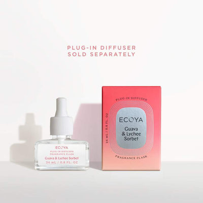 Ecoya Guava and Lychee Fragrance Pod for Plug in Diffuser | Ecoya Stockist in Newcastle, NSWEcoya Guava and Lychee Car Diffuser | Ecoya Stockist in Newcastle, NSW