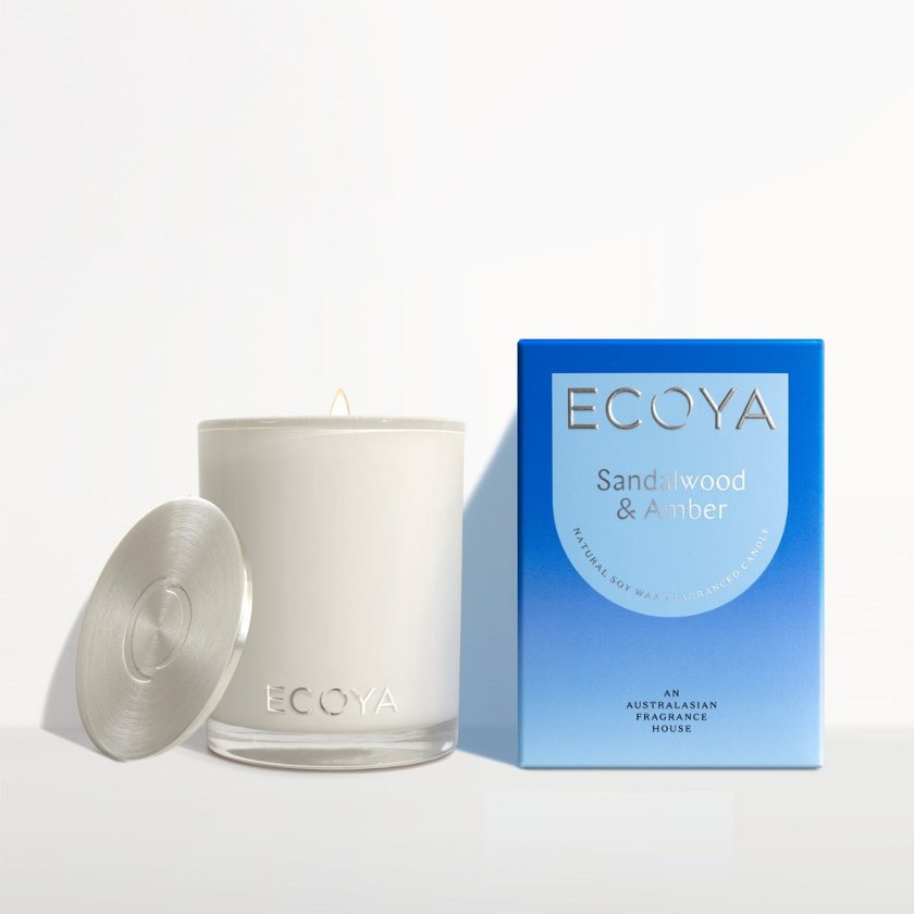 Ecoya Sandalwood and Amber Candle | Ecoya Stockist in Newcastle, NSW