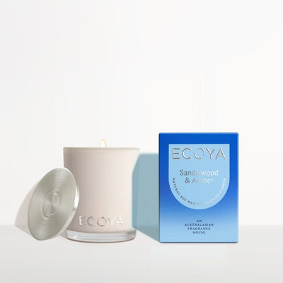 Ecoya Sandalwood and Amber MIni Candle | Ecoya Stockist in Newcastle, NSW