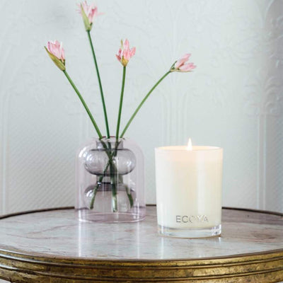 Lifestyle shot - Ecoya Sweet Pea Candle | Ecoya Stockist in Newcastle, NSW