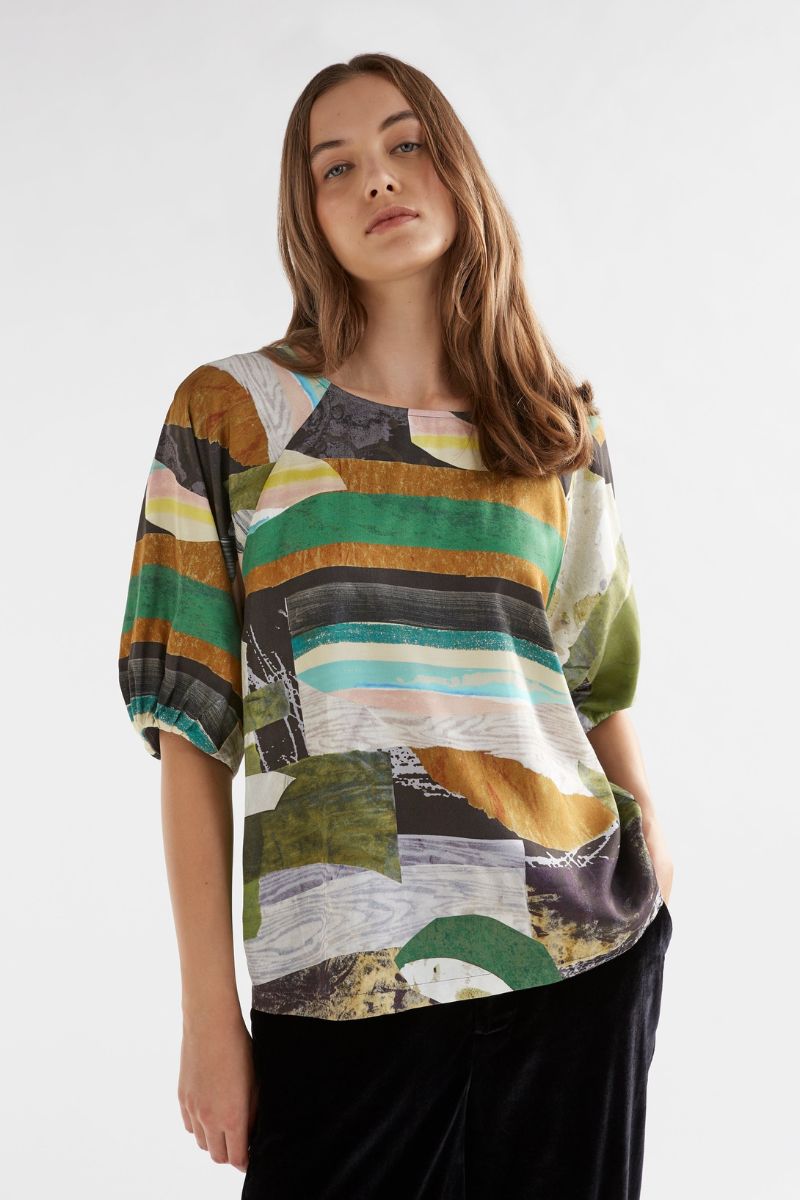 Elk the Label Lenne Top in Luna Print