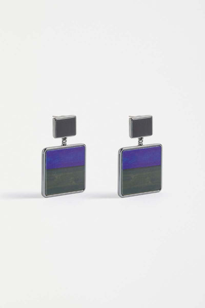 Elk the Label Brikks Earring in Cobalt | Elk the Label Stockist in Newcastle, NSW