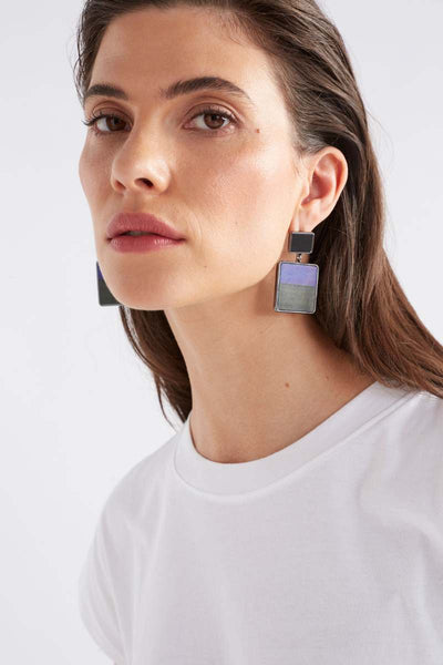 Elk the Label Brikks Earring in Cobalt | Elk the Label Stockist in Newcastle, NSW