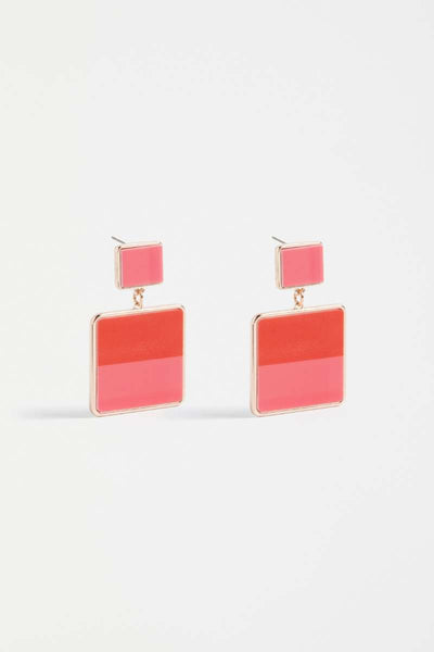 Elk the Label Brikks Earring in Pink Punch | Elk the Label Stockist in Newcastle, NSW